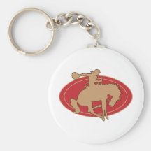 TSHIRT BRONC RIDER KEYCHAINS