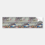 Tsuchiyama by Ando, Hiroshige Ukiyoe Bumper Sticker