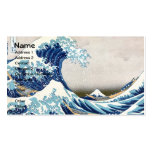 Tsunami Great Wave Business Card Template