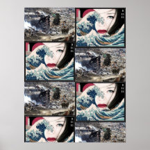 Tsunami Waves Posters