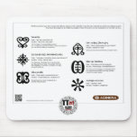 TT Meanings - ADINKRA Symbols mousepads