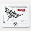 TT Meanings - OHANA manta ray mousepads