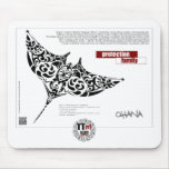TT Meanings - OHANA manta ray mousepads