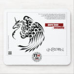 TT Meanings - WINGED UNICORN mousepads
