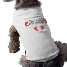 Tu me Manques! Canada Flag Colours Dog Tshirt