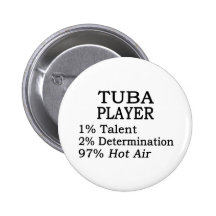 Tuba Player Hot Air Button
