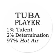 Tuba Player Hot Air