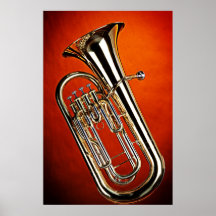 Tuba Souasphone Band Musician Poster