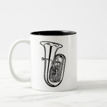 Tuba Two Colour Mug