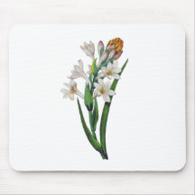Tuberosa by Pierre Joseph Redoute Mousepad