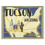 Tucson Arizona The Sunshine City, Vintage flyers