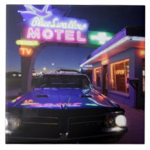 Tucumcari, New Mexico, United States. Route 66 Tile