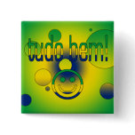 Tudo Bem! Brazil Flag Colours Pop Art