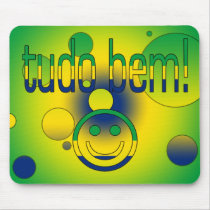 Tudo Bem! Brazil Flag Colours Pop Art