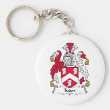 Tudor Family Crest Key Chain