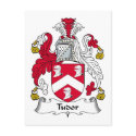 Tudor Family Crest postcards