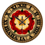 Tudor Rose Clock