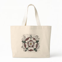 Tudor Rose Light Tote Bag