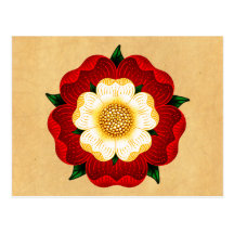 Tudor Rose Postcard
