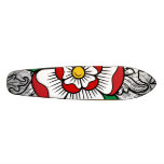 Tudor Rose Skateboard Deck
