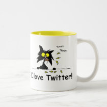 Tuff Kitty loves Twitter mugs