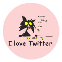 Tuff Kitty loves Twitter stickers