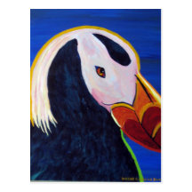 Tufted Puffin postcard