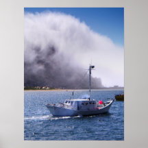 Tugboat at Morro Bay, California Poster