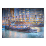 Tugboat on Chicago River cards