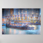 Tugboat on Chicago River