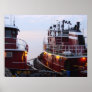 Tugs in the Harbour at Poster