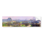Tuileries Gardens in Paris art by Camille Pissarro bumper stickers