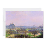 Tuileries Gardens in Paris art by Camille Pissarro invitations