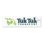 Tuk Tuk Transport bumper stickers