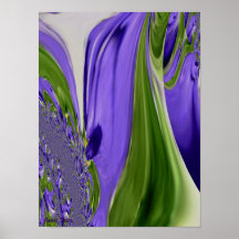 Tulip Abstract Poster
