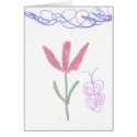 Tulip and Butterfly Card