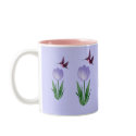 Tulip and Hummingbird mugs