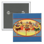 Tulip and Wooden Shoes Pinback Button
