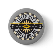 Tulip City BIV Airport Button