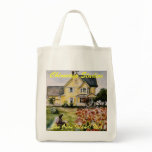 Tulip country organic grocery bag