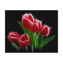 Tulip Flower Red Plant Flyer Design