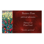 Tulip Garden Business Card Templates