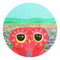 Tulip Love Affair Round Sticker