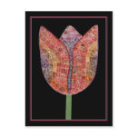 Tulip of Postage Stamps - postcard