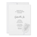Tulip Sketch Bridal Shower Invitation