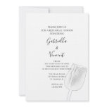 Tulip Sketch Wedding Rehearsal Dinner Invitation