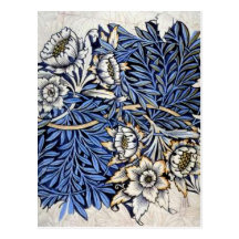 "Tulip & Willow" by William Morris - Postcard