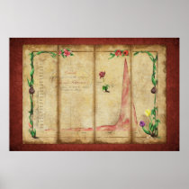 Tulipomania Graph (red) Posters