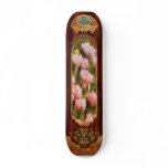 Tulips - A field of pink skateboards