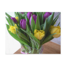 Tulips Bouqet Post Card
